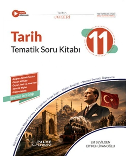 Palme Yayınları 11. Sınıf Tarih Joker Tematik Soru Kitabı