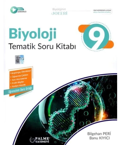 Palme Yayınları 9. Sınıf Biyoloji Tematik Soru Kitabı