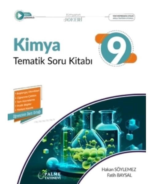 Palme Yayınları 9. Sınıf Kimya Tematik Soru Kitabı