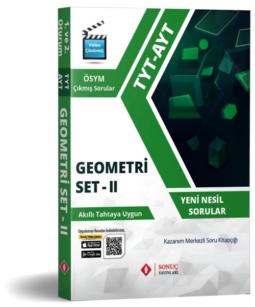 SONUÇ YAYINLARI  TYT-AYT GEOMETRİ SET 2