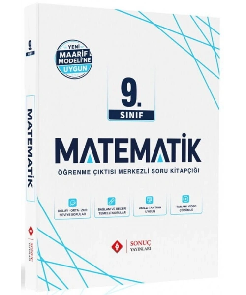 Sonuç Yayınları 9. Sınıf Matematik Maarif Modele Uygun Modüller Set