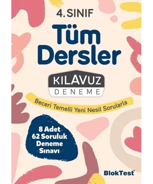 TUDEM YAYINLARI 4 SINIF 8 Lİ KILAVUZ DENEME