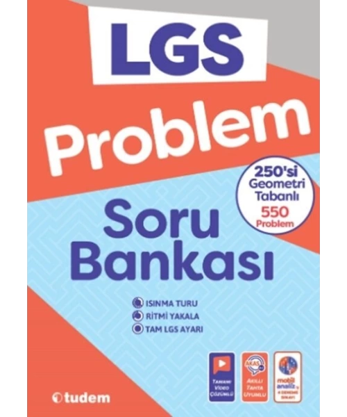 TUDEM YAYINLARI 8 SINIF PROBLEM SORU BANKASI