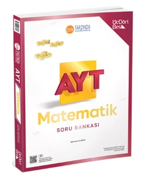 ÜçDörtBeş Yayınları AYT Matematik Soru Bankası
