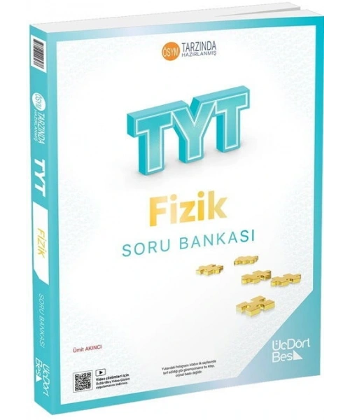 ÜçDörtBeş Yayınları TYT Fizik Soru Bankası