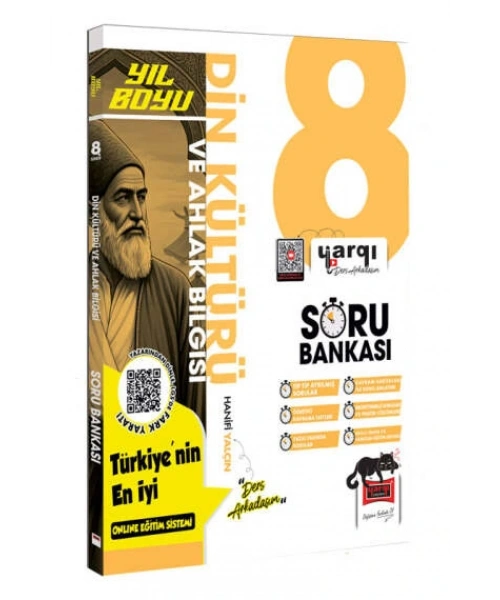Yargı Ders Arkadaşım 8.Sınıf LGS Din Kültürü ve Ahlak Bilgisi Yıl Boyu Soru Bankası