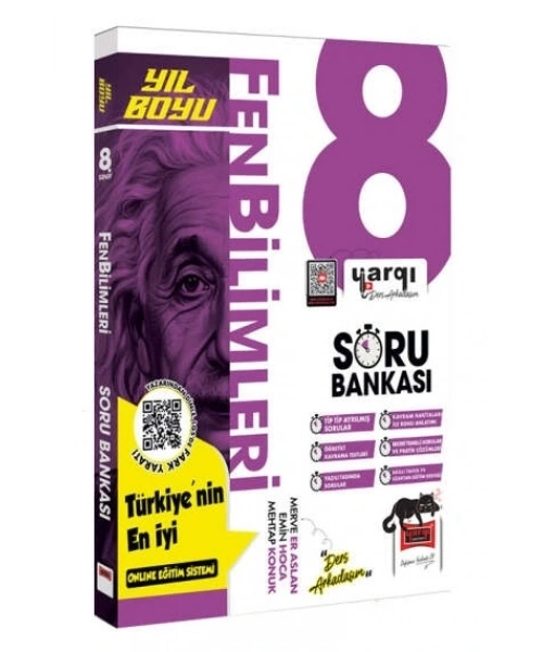 Yargı Ders Arkadaşım 8.Sınıf LGS Fen Bilimleri Yıl Boyu Soru Bankası