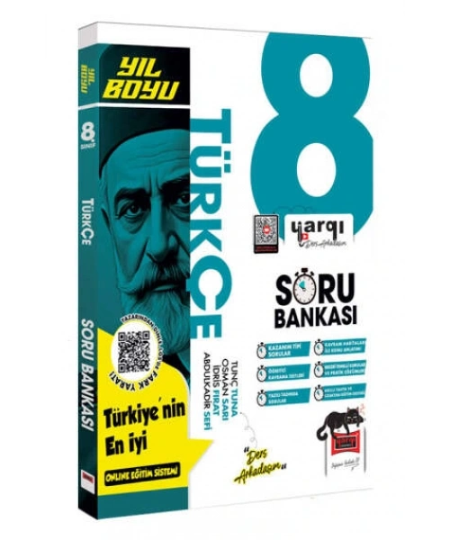 Yargı Ders Arkadaşım 8.Sınıf LGS Türkçe Yıl Boyu Soru Bankası
