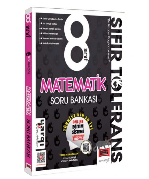 Yargı Ders Arkadaşım 8.Sınıf Sıfır Tolerans Matematik Soru Bankası