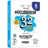 Ankara Yayıncılık 8. Sınıf Matematik Güçlendiren 32 Haftalık Kazanım Denemeleri