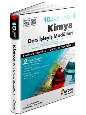 Aydın Yayınları 10. Sınıf Kimya Ders İşleyiş Modülleri