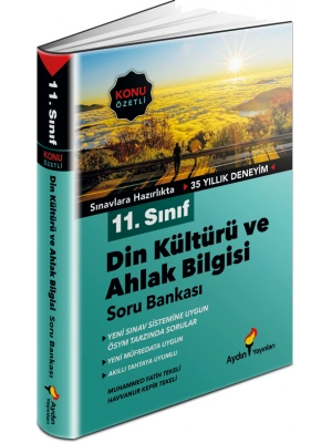 AYDIN YAYINLARI 11 SINIF  DİN KÜLTÜRÜ VE AHLAK BİLGİSİ SORU