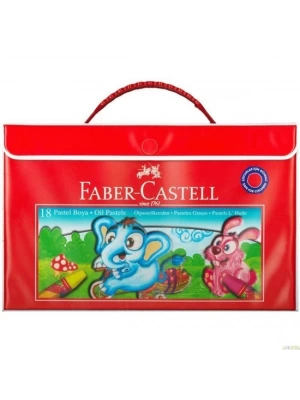 FABER CASTELL  PASTEL BOYA 18 Lİ TAKIM ÇANTALI