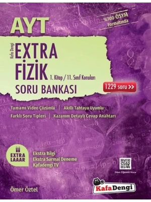 KAFA DENGİ YAYINLARI AYT EXTRA FİZİK 1,KİTAP SORU BANKASI