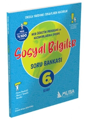 2025 BASKI Muba Yayınları 6. Sınıf Sosyal Bilgiler Soru Bankası