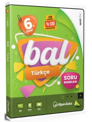 2025 BASKI Hiper Zeka Yayınları 6. Sınıf Bal Türkçe Soru Bankası