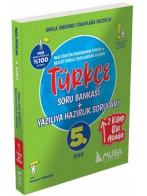 2025 BASKI Muba Yayınları 5. Sınıf Türkçe Soru Bankası Yazılıya Hazırlık Soruları