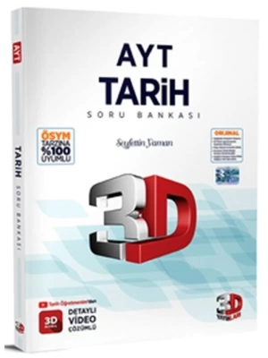 3D YAYINLARI AYT TARİH SORU BANKASI