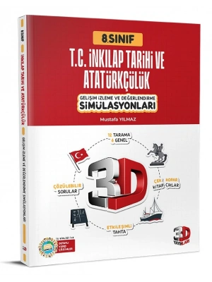 3D YAYINLARI 8.SINIF SIMULASYON T.C INKILAP DENEME