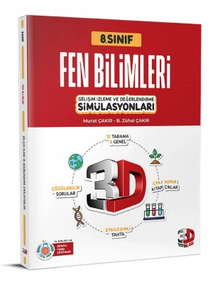 3D YAYINLARI 8.SINIF SIMULASYON FEN DENEME
