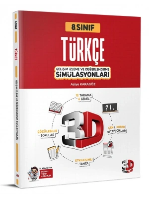 3D YAYINLARI 8.SINIF SIMULASYON TURKCE DENEME