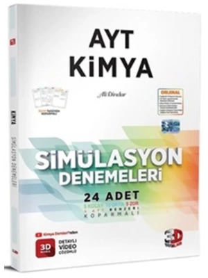 3D YAYINLARI AYT SİMÜLASYON KİMYA DENEMESİ