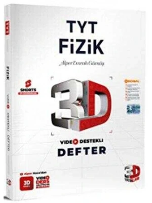 3D Yayınları TYT Fizik Video Destekli Defter