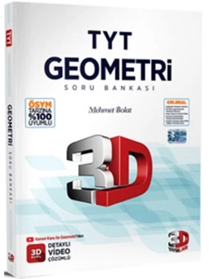 3D YAYINLARI TYT GEOMETRİ SORU BANKASI