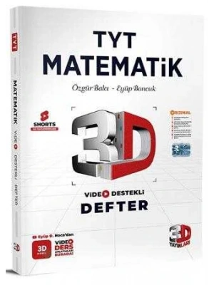 3D  Yayınları TYT Matematik Video Defter Notu