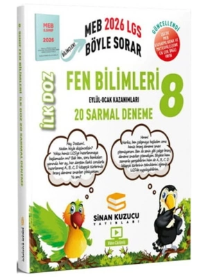 Sinan Kuzucu 2026 8. Sınıf Fen Bilimleri İlk Doz Sarmal Branş Denemeleri