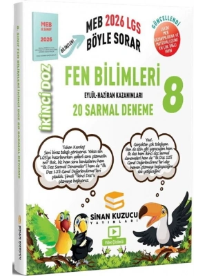 Sinan Kuzucu 2026 8. Sınıf Fen Bilimleri İkinci Doz Sarmal Branş Denemeleri