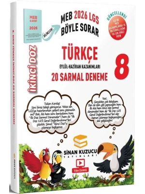 Sinan Kuzucu 2026 8. Sınıf Türkçe İkinci Doz Sarmal Branş Denemeleri