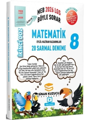 Sinan Kuzucu 2026 8. Sınıf Matematik İkinci Doz Sarmal Branş Denemeleri