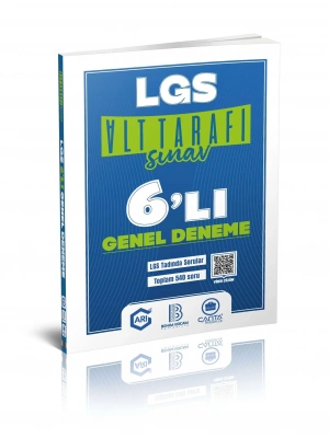 Lgs Alt Tarafı Sınav 6 lı Genel Deneme ( Benim Hocam- Arı- Çanta Yayınları ortak denemesidir )