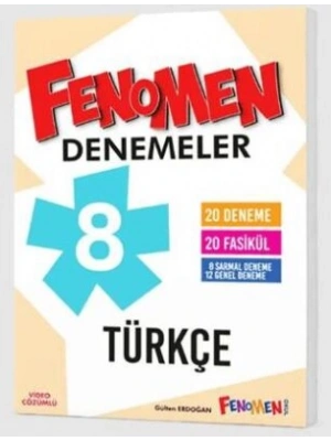 Fenomen Yayınları 8. Sınıf Türkçe Fenomen 20`li Deneme