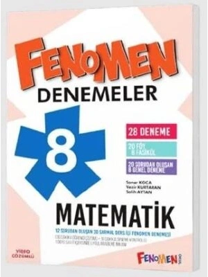 Fenomen Yayınları 8. Sınıf Matematik Fenomen Denemeler 28 Deneme