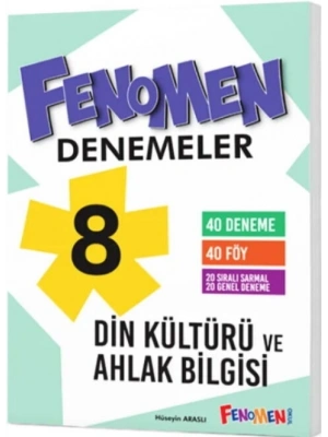Fenomen Okul Yayınları 8. Sınıf Din Kültürü ve Ahlak Bilgisi Fenomen 40 Deneme