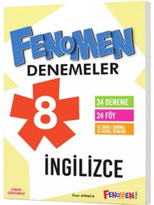 Fenomen Okul Yayınları 8. Sınıf İngilizce Branş Denemeleri