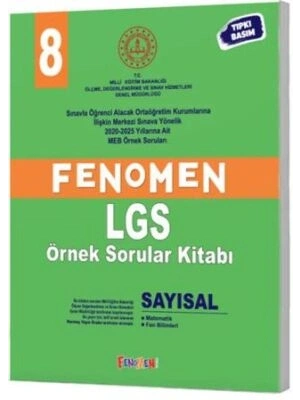 Fenomen Yayınları Fenomen 8 MEB Sayısal Örnek Sorular