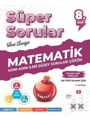 Nartest 8. Sınıf Altın Süper Sorular Matematik