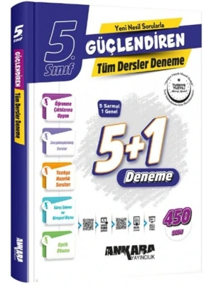 Ankara Yayıncılık 5. Sınıf Tüm Dersler Güçlendiren Denemeleri