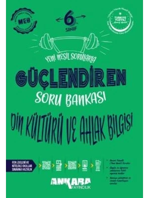 Ankara Yayıncılık 6. Sınıf Din Kültürü Ve Ahlak Bilgisi Güçlendiren Soru Bankası