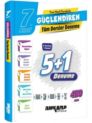 Ankara Yayıncılık 7. Sınıf Tüm Dersler Güçlendiren Denemeleri