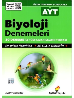 AYDIN YAYINLARI  AYT BİYOLOJİ DENEME