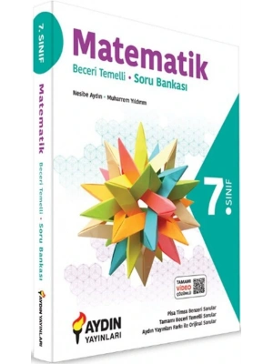 Aydın Yayınları 7. Sınıf Matematik Beceri Temelli Soru Bankası