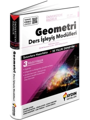 AYDIN YAYINLARI  TYT - AYT  GEOMETRİ DERS İŞLEYİŞ  MODÜLLERİ