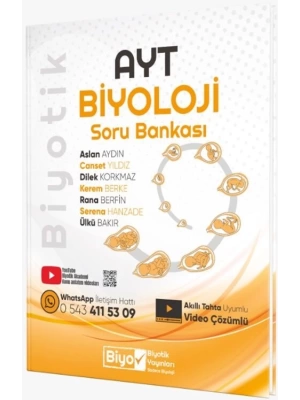 Biyotik Yayınları AYT Biyoloji Soru Bankası