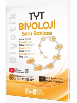 Biyotik Yayınları TYT Biyoloji Biyotik Soru Bankası