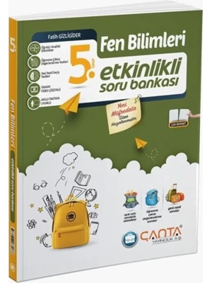 Çanta Yayınları 5. Sınıf Fen Bilimleri Etkinlikli Kazanım Sıralı Soru Bankası