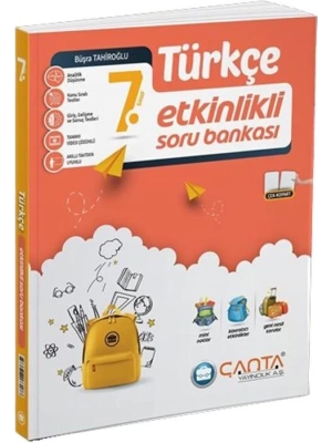 Çanta Yayınları 7. Sınıf Türkçe Etkinlikli Kazanım Soru Bankası